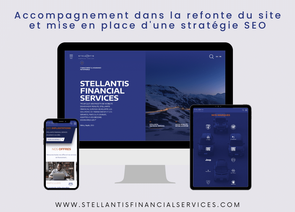 Accompagnement / Gestion du projet de refonte de site web